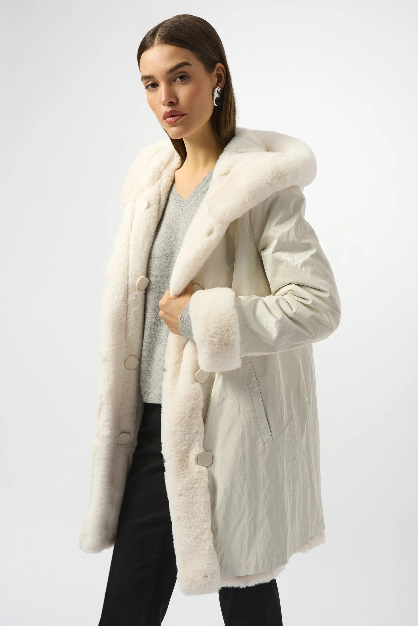 MANTEAU MI LONG - JOSEPH RIBKOFF - 253926 - 2 COULEURS