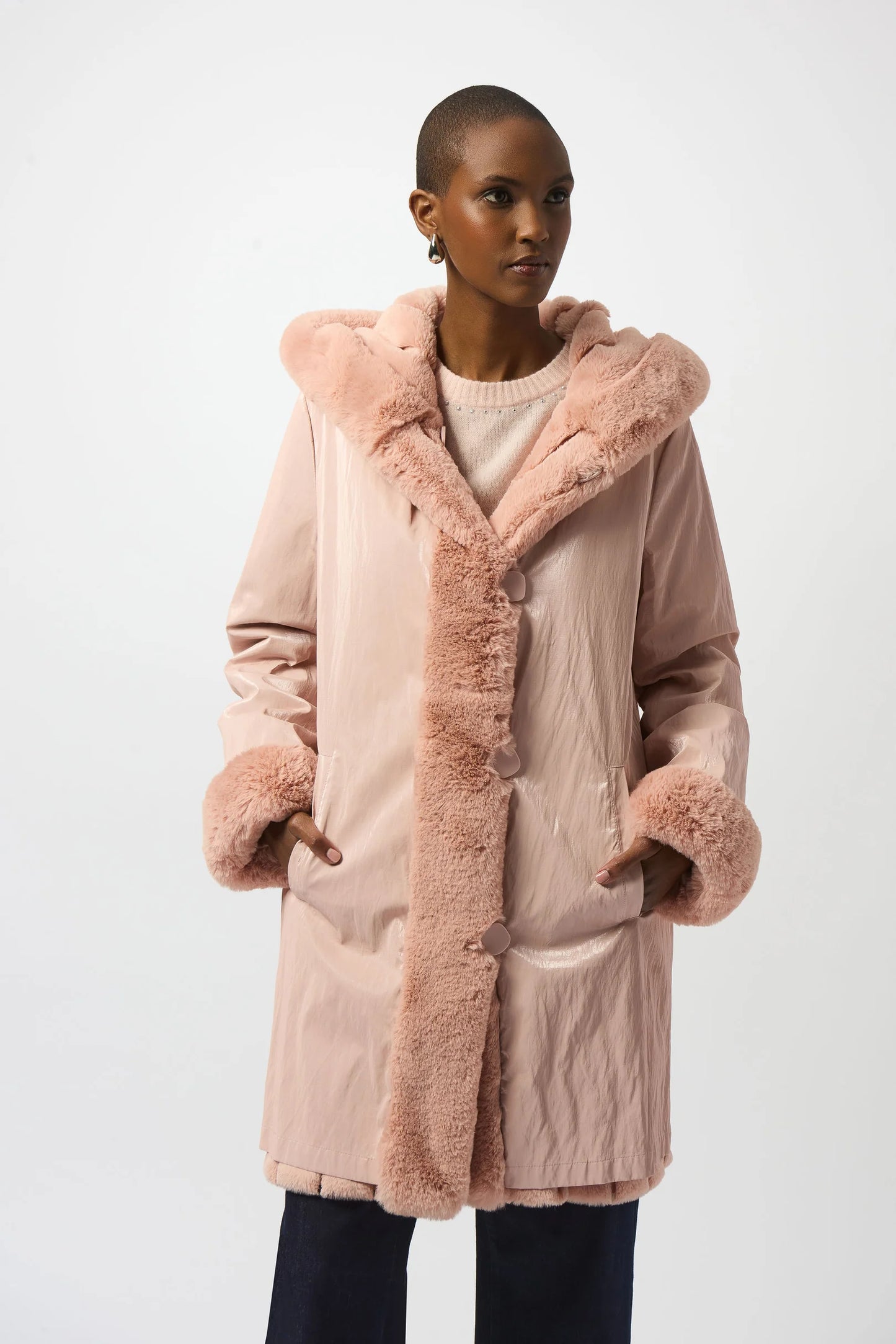 MANTEAU MI LONG - JOSEPH RIBKOFF - 253926 - 2 COULEURS
