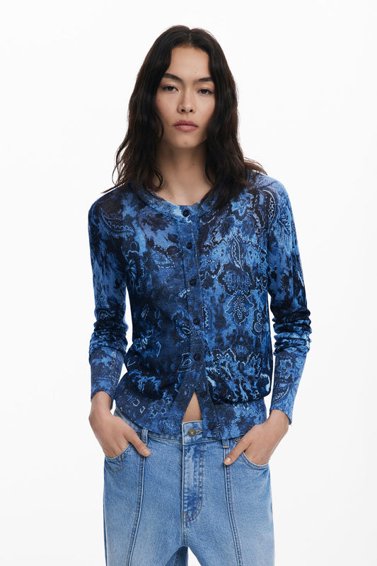 CARDIGAN IMPRIMÉ - DESIGUAL - 25WWJF12