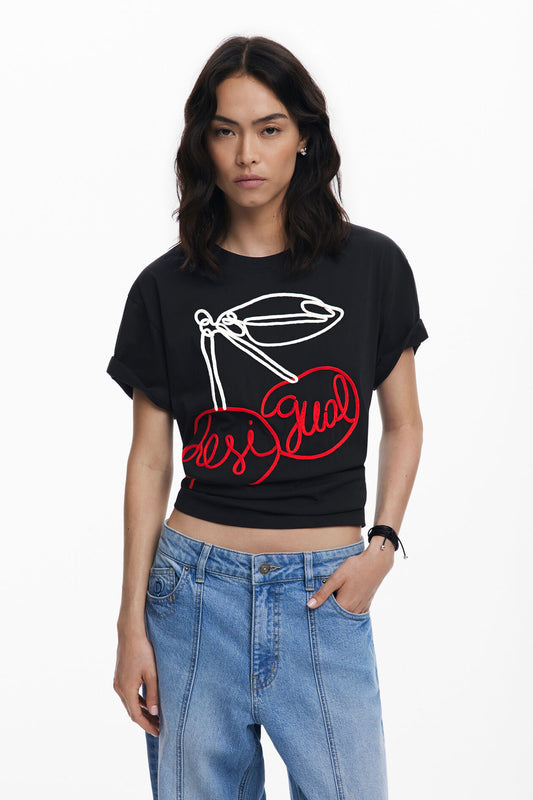 T-SHIRT MANCHE COURTE - DESIGUAL - 25WWTK51