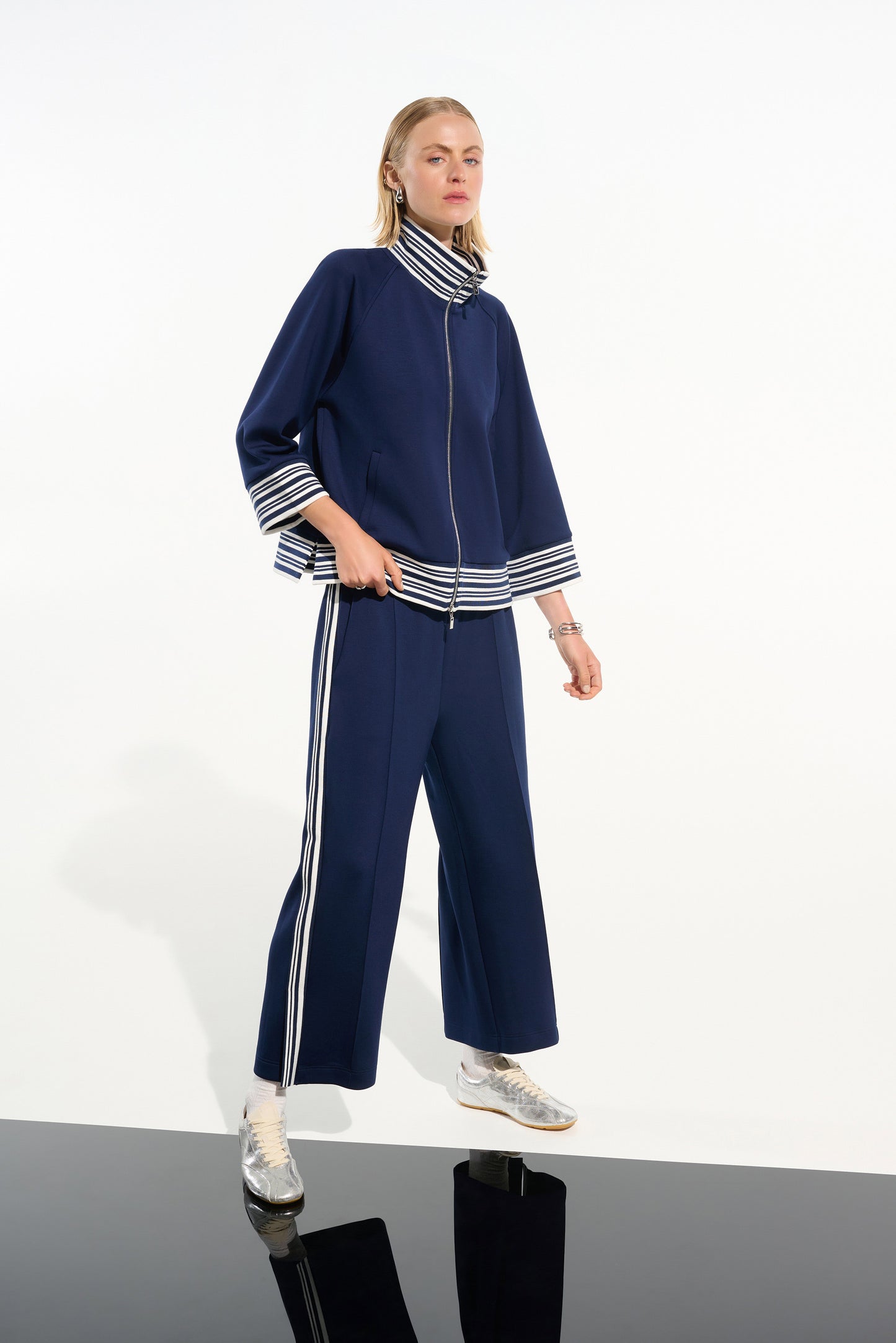 PANTALON CULOTTE À ENFILER EN JERSEY SCUBA -  JOSEPH RIBKOFF - 261618