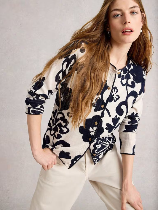 CARDIGAN IMPRIMÉ - WHITE STUFF - 444076