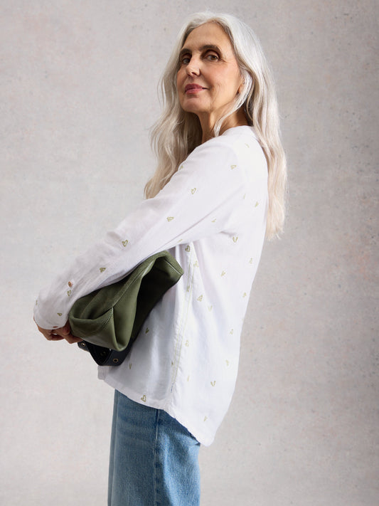 CHEMISE DE COTON- WHITE STUFF- 445245