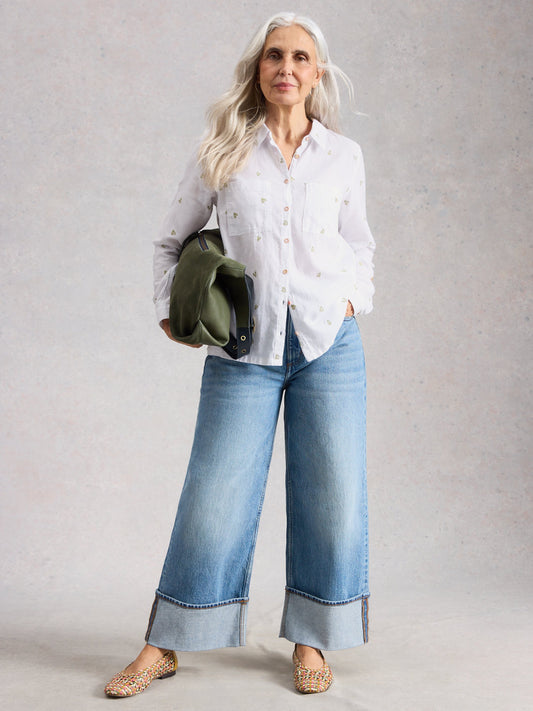 CHEMISE DE COTON- WHITE STUFF- 445245