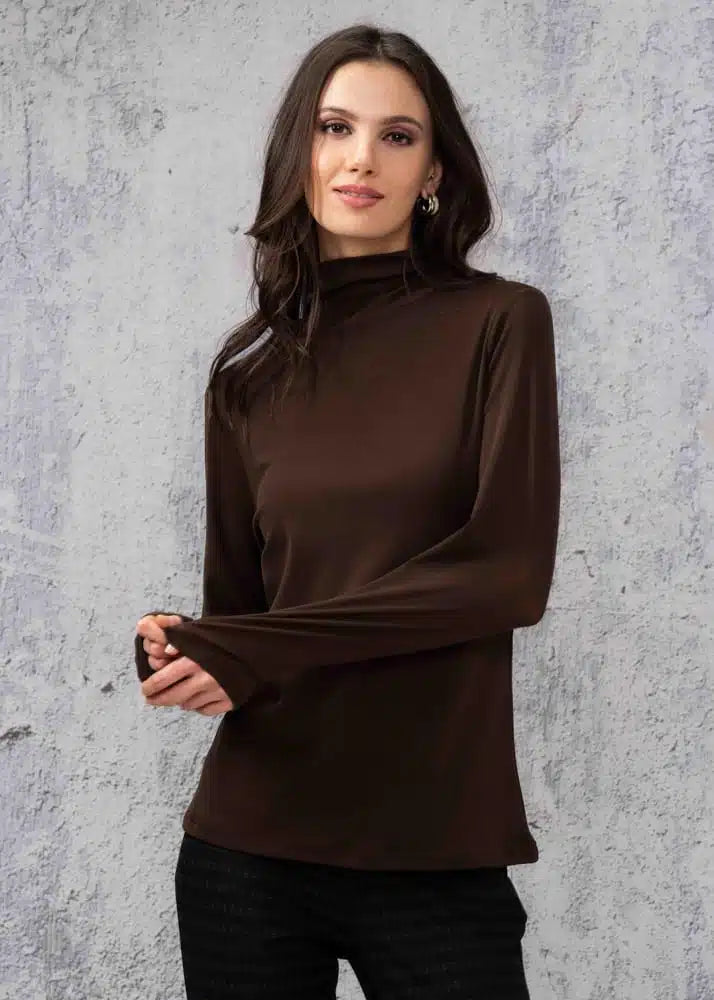 CHANDAIL COL ROULE - ALISON SHERI - A44020 - 4 COULEURS