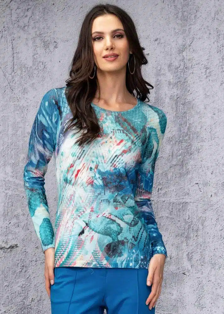 CHANDAIL IMPRIMÉ - ALISON SHERI - A44055