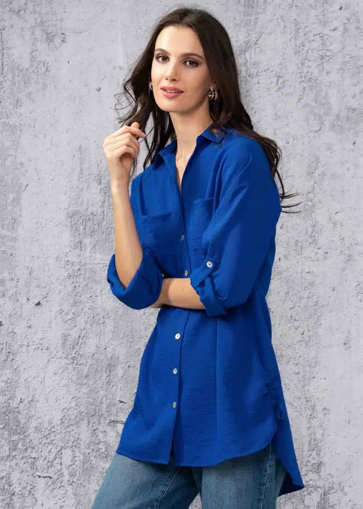 CHEMISE MANCHE 3/4 - ALISON SHERI - A44082 - 3 COULEURS