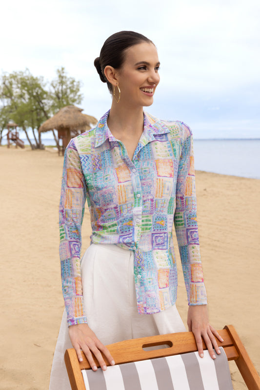 CHEMISE IMPRIME - ALISON SHERI - A47350