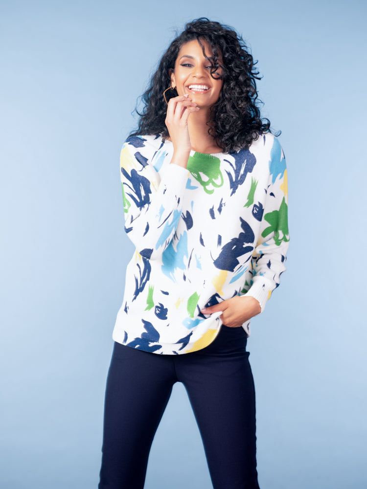 CHANDAIL IMPRIME - ALISON SHERI - A47473