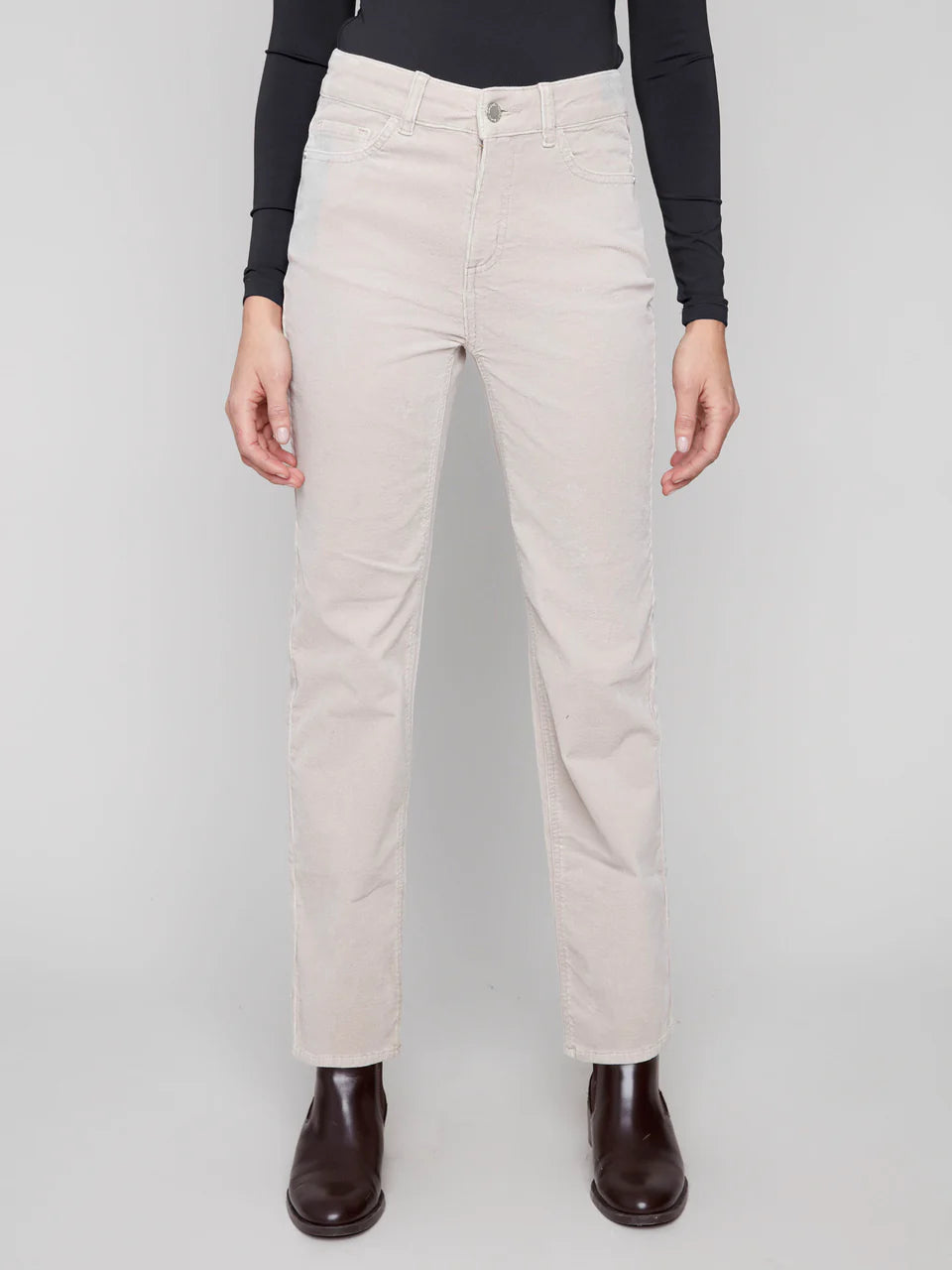 PANTALON VELOURS - CHARLIE B - C5684