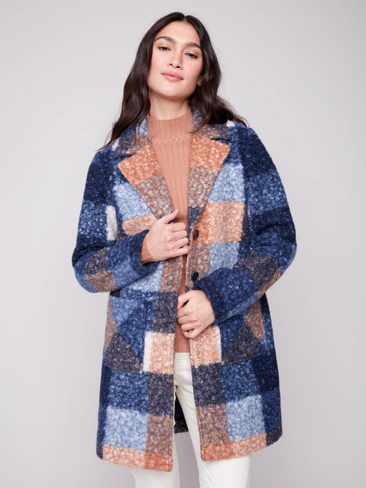 MANTEAU CARREAUX - CHARLIE B - C6141Z.707A