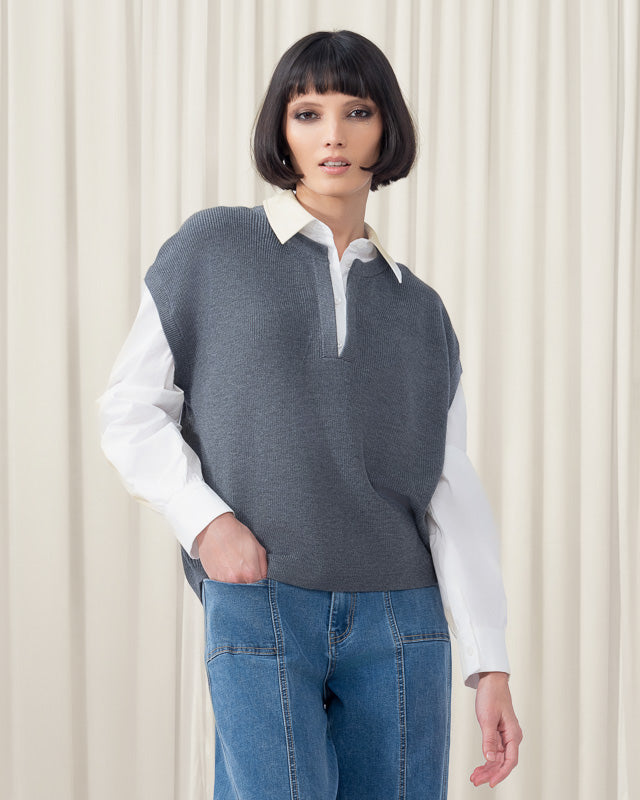 CHANDAIL CHEMISE - ELENA WANG - EW35108