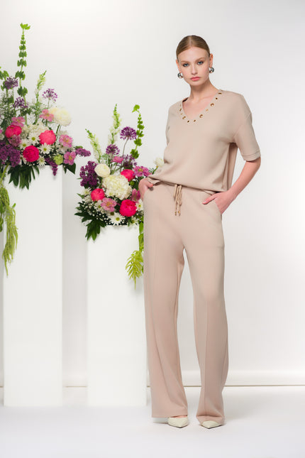 CHANDAIL MANCHE COURTE - ELENA WANG - EW36042