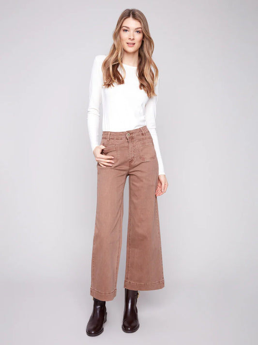 PANTALON POCHES - CHARLIE B - C5538RR