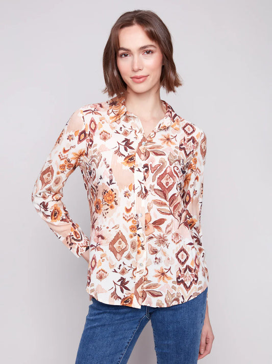CHEMISE IMPRIMÉ - CHARLIE B - C4252Y.634A - AUTOMNE/HIVER 2025
